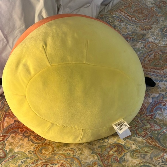 Squishmallow Bat Plush Candy Corn Bat Pillow - Orange, Black, White 16” - Picture 5 of 7